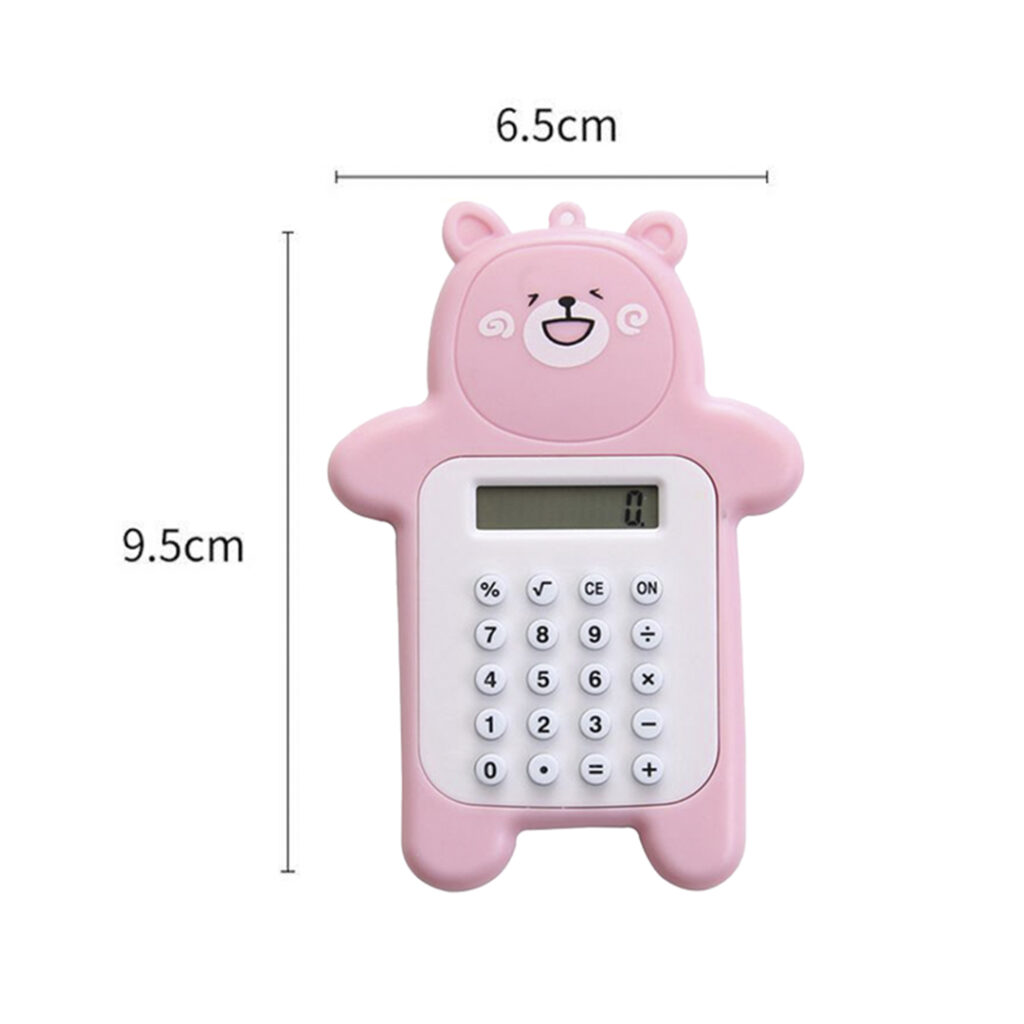 Cute bear calculator mini portable small calculator - Mero Samparka